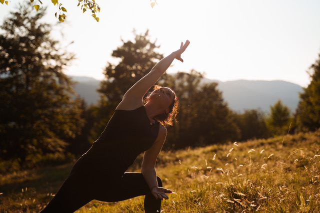 Yogapose Krieger